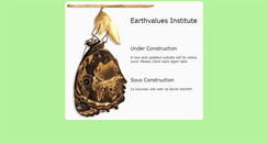 Desktop Screenshot of earthvalues.org
