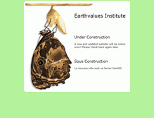 Tablet Screenshot of earthvalues.org